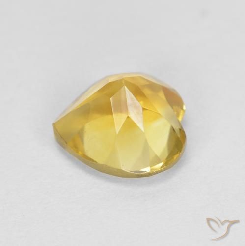 Citrine Gemstone in 6 x 6 mm (calibrated) Size for Sale, Citrine Stone in Tuscany Yellow Color