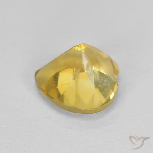 Citrine Gemstone in 6 x 6 mm (calibrated) Size for Sale, Citrine Stone in Medium Yellow Color