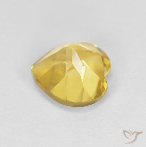 Citrine Gemstone in 6 x 6 mm (calibrated) Size for Sale, Citrine Stone in Medium Yellow Color