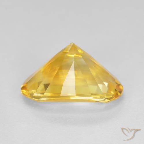 Citrine Gemstone in 14 x 10 mm (calibrated) Size for Sale, Citrine Stone in Golden Color