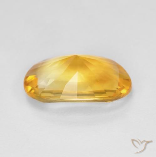 Citrine Gemstone in 14.1 x 9.5 mm Size for Sale, Citrine Stone in Bright Gold Color