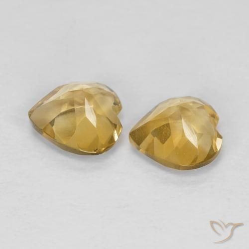 Citrine Gemstones in 5 x 5 mm (calibrated) Size for Sale, Citrine Stones in Light Golden Color