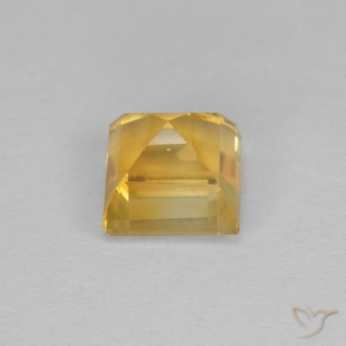 Citrine Gemstone in 5.8 x 5.7 mm Size for Sale, Citrine Stone in Golden Color