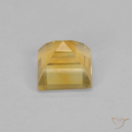 Citrine Gemstone in 6 x 6 mm (calibrated) Size for Sale, Citrine Stone in Golden Color