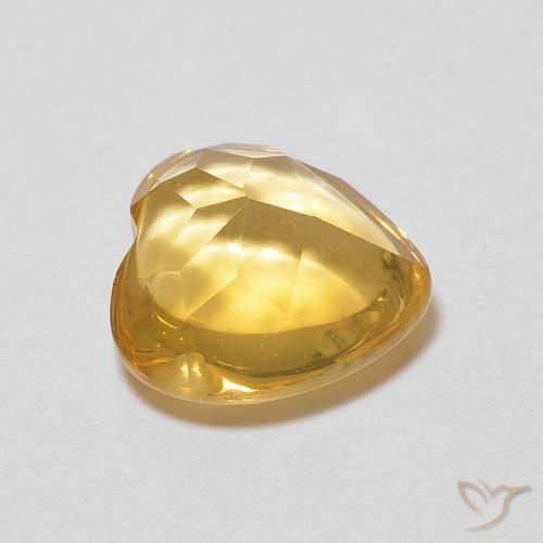 Citrine Gemstone in 9 x 9 mm (calibrated) Size for Sale, Citrine Stone in Golden Orange Color