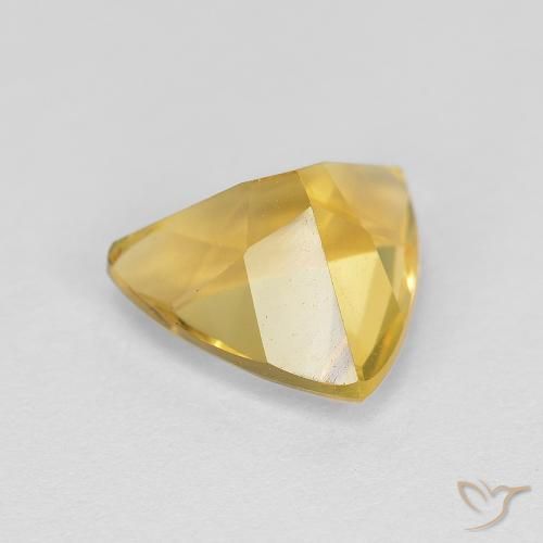 Citrine Gemstone in 9 x 9 mm (calibrated) Size for Sale, Citrine Stone in Medium Golden Color