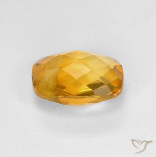 Citrine Gemstone in 9 x 7 mm (calibrated) Size for Sale, Citrine Stone in Deep Golden Orange Color