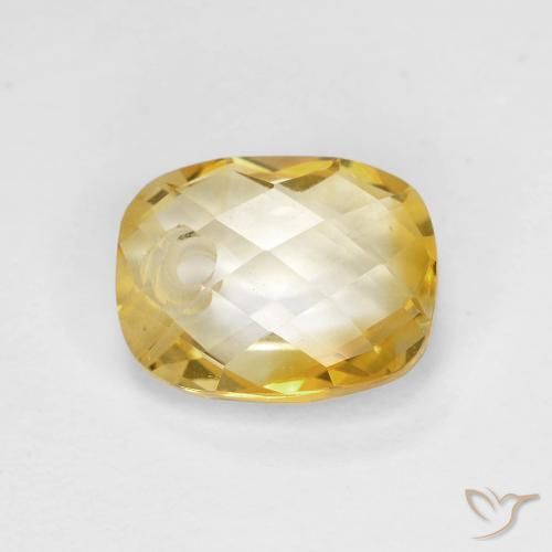 1.93ct Natural Golden Citrine, Cushion, VVS-VS