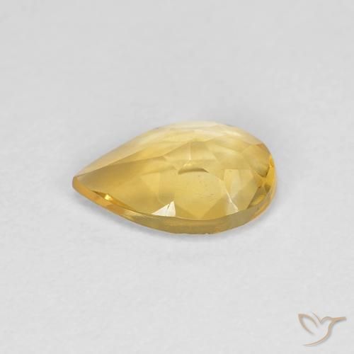 Citrine Gemstone in 8 x 5 mm (calibrated) Size for Sale, Citrine Stone in Deep Gold Color