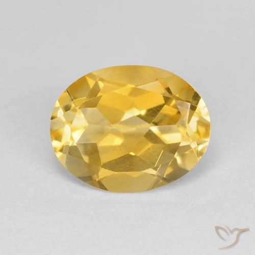 3.09ct Natural Golden Citrine, Oval, VVS
