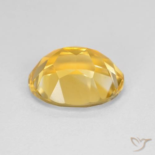 Citrine Gemstone in 10.9 x 8.6 mm Size for Sale, Citrine Stone in Golden Color