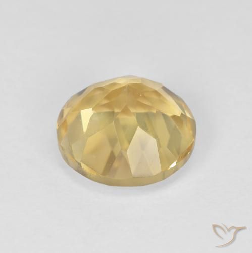 Citrine Gemstone in 8 mm (calibrated) Size for Sale, Citrine Stone in Golden Color