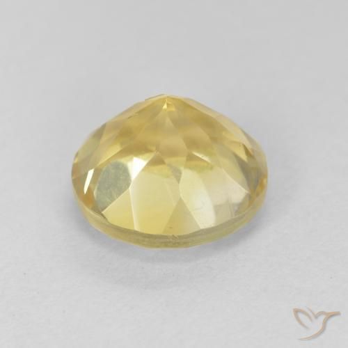 Citrine Gemstone in 8 mm (calibrated) Size for Sale, Citrine Stone in Bright Gold Color
