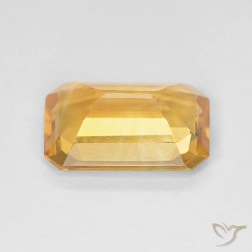 Citrine Gemstone in 12 x 8 mm (calibrated) Size for Sale, Citrine Stone in Deep Golden Orange Color