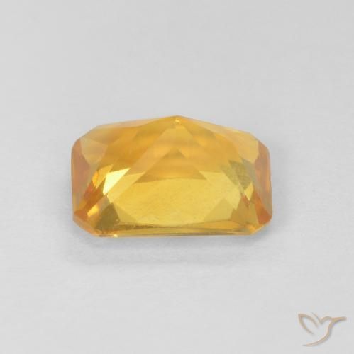 Citrine Gemstone in 8 x 6 mm (calibrated) Size for Sale, Citrine Stone in Bright Gold Color