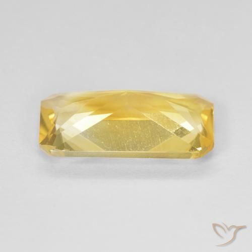 Citrine Gemstone in 14 x 7.1 mm Size for Sale, Citrine Stone in Medium Gold Color