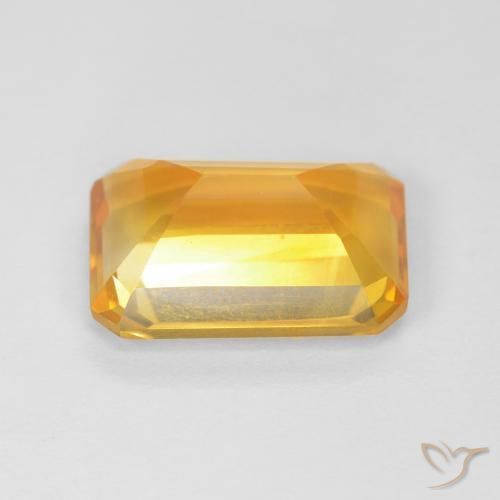 Citrine Gemstone in 12 x 8 mm (calibrated) Size for Sale, Citrine Stone in Orange-Gold Color