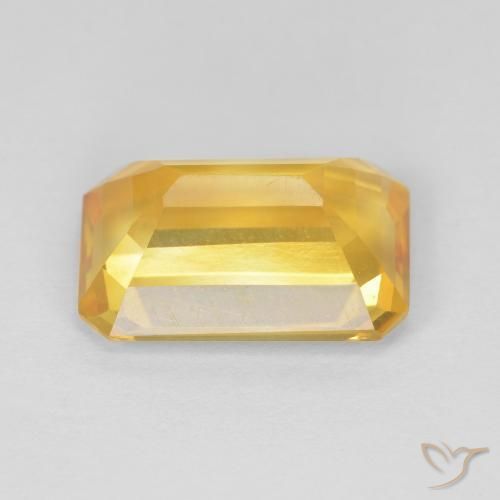 Citrine Gemstone in 12.1 x 18.1 mm Size for Sale, Citrine Stone in Golden Color