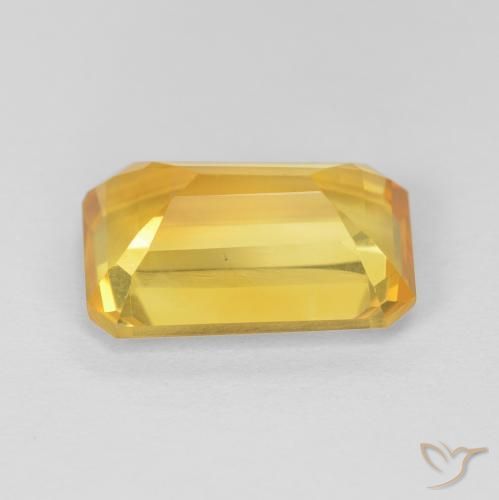Citrine Gemstone in 12 x 8 mm (calibrated) Size for Sale, Citrine Stone in Golden Color
