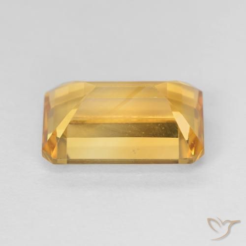 Citrine Gemstone in 12 x 8 mm (calibrated) Size for Sale, Citrine Stone in Bright Gold Color
