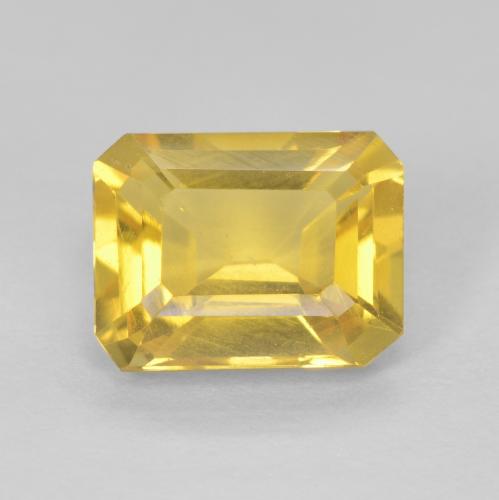 1,48ct Taglio ottagonale giallo Citrino dal Brasile, Dimension 7,9 x 6,2mm, Natural non trattati Gemstone, VS Clarity, 1 piece Citrino in Giallo medio Color, Mohs Hardness of 7 adatto per gioielli da indossare ogni giorno, Pietra zodiacale Leone, Photo A