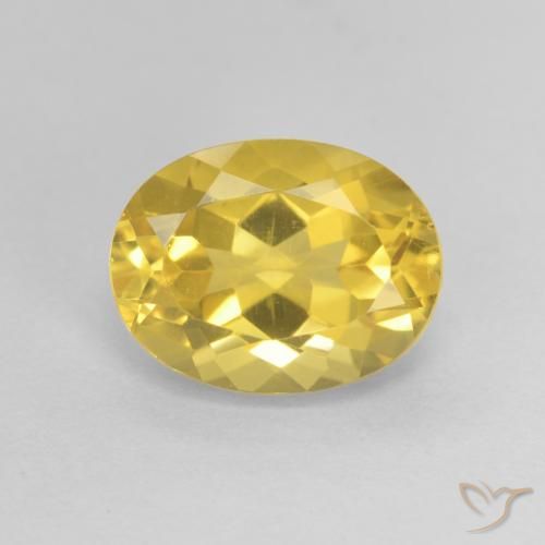 1.93ct Natural Golden Orange Citrine, Oval, VVS-VS