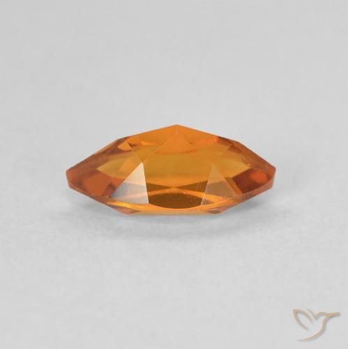 Citrine Gemstone in 8 x 4 mm (calibrated) Size for Sale, Citrine Stone in Medium Orange Color