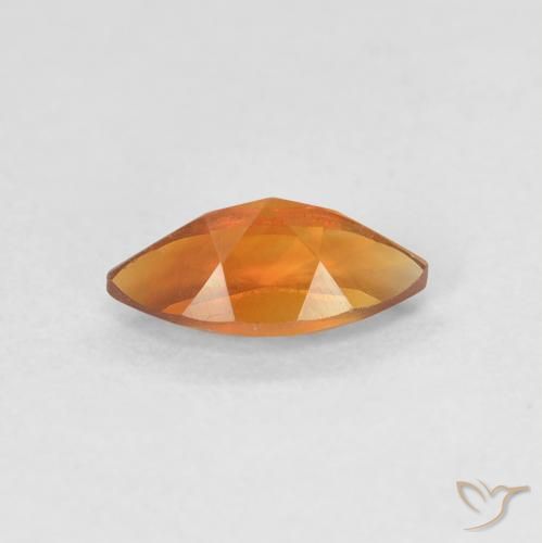 Citrine Gemstone in 8 x 4 mm (calibrated) Size for Sale, Citrine Stone in Deep Orange Color