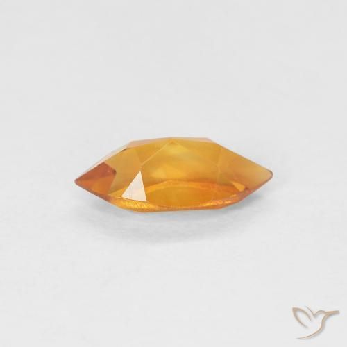 Citrine Gemstone in 8 x 4 mm (calibrated) Size for Sale, Citrine Stone in Medium Orange Color