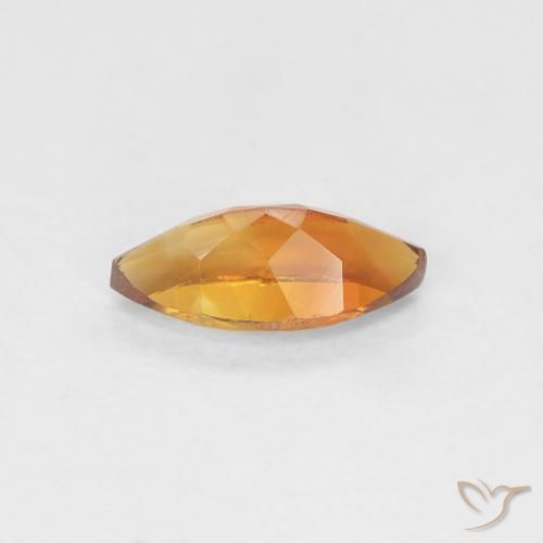 Citrine Gemstone in 8 x 4 mm (calibrated) Size for Sale, Citrine Stone in Orange Brown Color