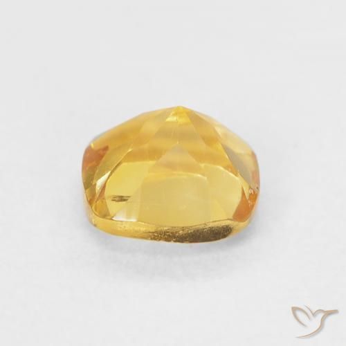 Citrine Gemstone in 5 x 5 mm (calibrated) Size for Sale, Citrine Stone in Golden Orange Color