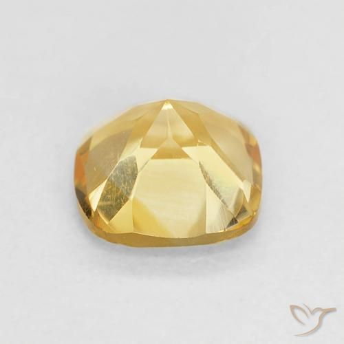 Citrine Gemstone in 5 x 5 mm (calibrated) Size for Sale, Citrine Stone in Golden Orange Color