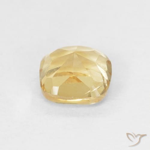 Citrine Gemstone in 4.8 x 4.8 mm Size for Sale, Citrine Stone in Medium Golden Color
