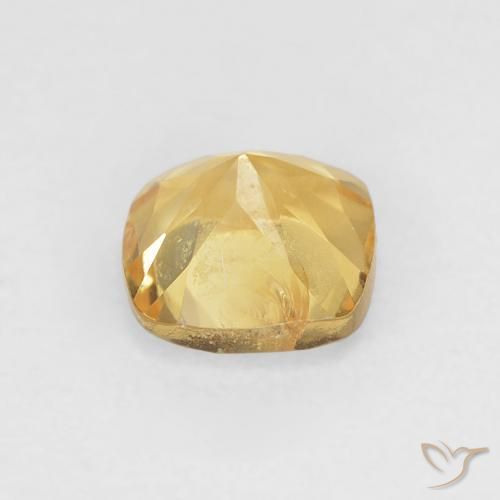 Citrine Gemstone in 5 x 5 mm (calibrated) Size for Sale, Citrine Stone in Golden Orange Color