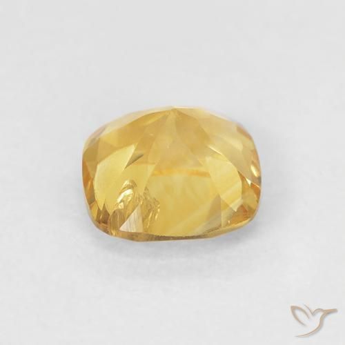 Citrine Gemstone in 5 x 5 mm (calibrated) Size for Sale, Citrine Stone in Medium Golden Color