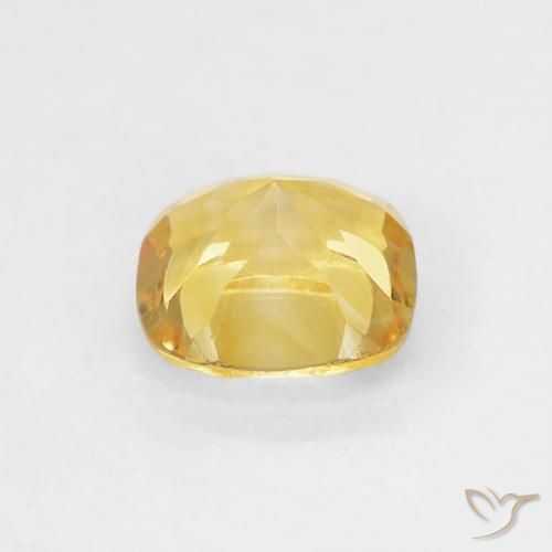 Citrine Gemstone in 5 x 5 mm (calibrated) Size for Sale, Citrine Stone in Tuscany Yellow Color
