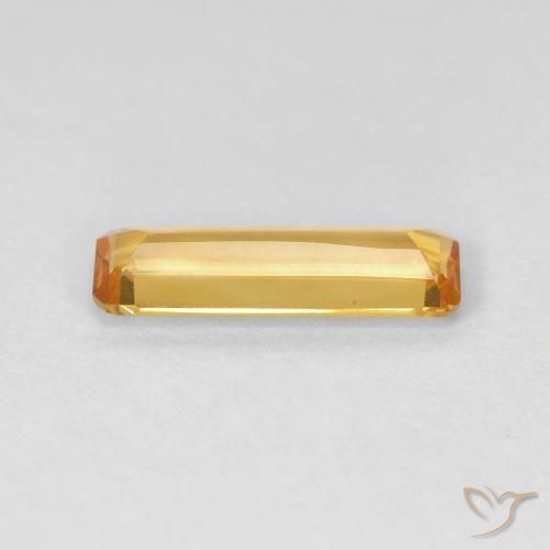 Citrine Gemstone in 12.2 x 4 mm Size for Sale, Citrine Stone in Golden Orange Color