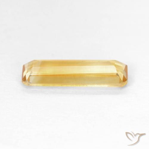 Citrine Gemstone in 12.1 x 4.1 mm Size for Sale, Citrine Stone in Medium Dark-Golden Color