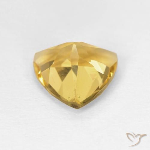 Citrine Gemstone in 8 x 8 mm (calibrated) Size for Sale, Citrine Stone in Bright Gold Color