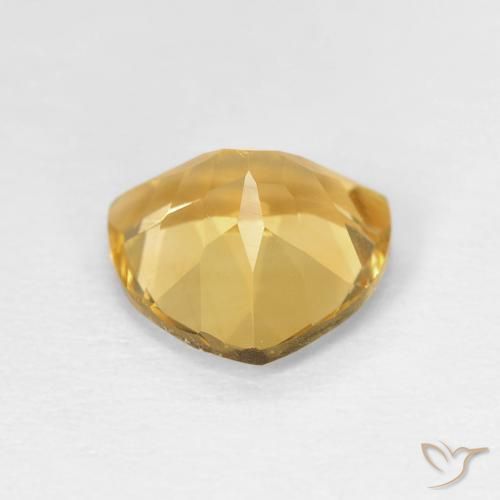 Citrine Gemstone in 8 x 8 mm (calibrated) Size for Sale, Citrine Stone in Top Gold Color