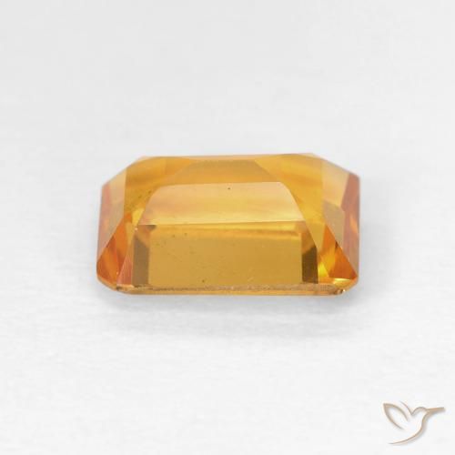 Citrine Gemstone in 8 x 6 mm (calibrated) Size for Sale, Citrine Stone in Deep Orange-Gold Color