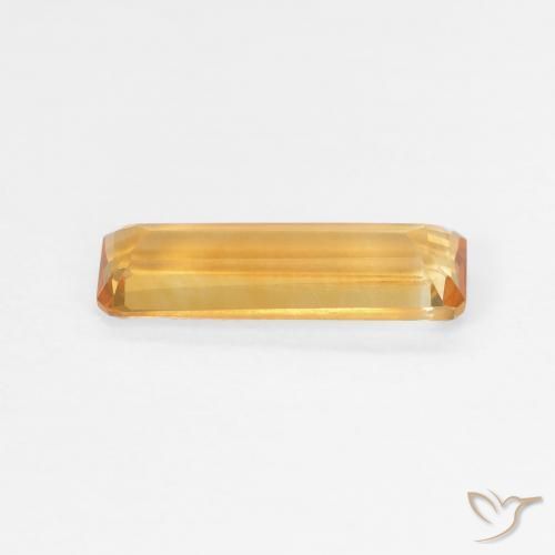 Citrine Gemstone in 12.1 x 4.2 mm Size for Sale, Citrine Stone in Medium Orange Color