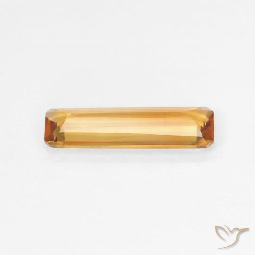 Citrine Gemstone in 12.1 x 4.2 mm Size for Sale, Citrine Stone in Orange-Gold Color