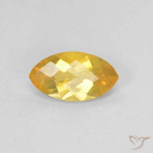 0.88ct Natural Golden Citrine, Marquise, VS