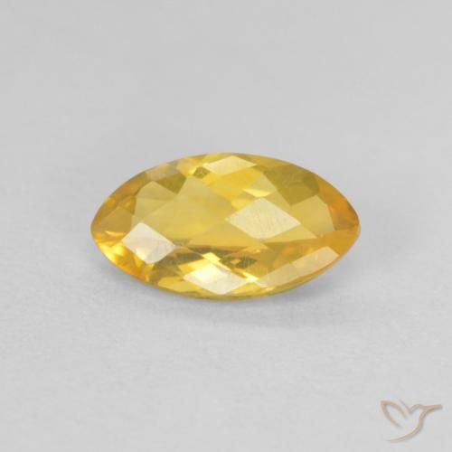 0.84ct Natural Golden Citrine, Marquise, VS