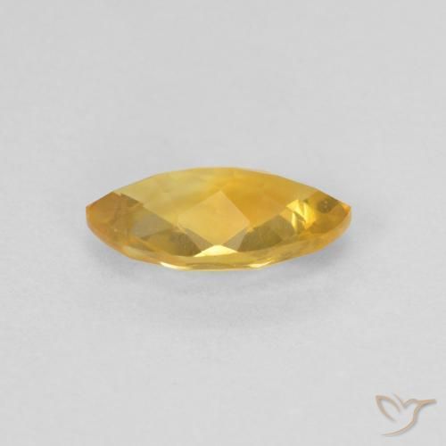 Citrine Gemstone in 9.1 x 4.9 mm Size for Sale, Citrine Stone in Golden Color