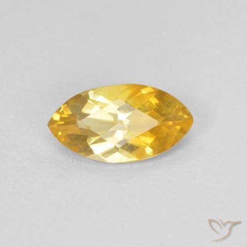 0.71ct Natural Golden Citrine, Marquise, VS