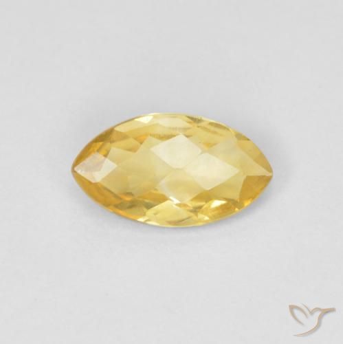 0.73ct Natural Golden Citrine, Marquise, VS