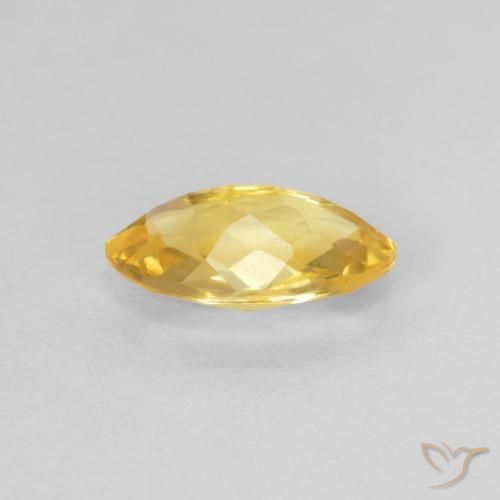 Citrine Gemstone in 8.9 x 5 mm Size for Sale, Citrine Stone in Golden Color