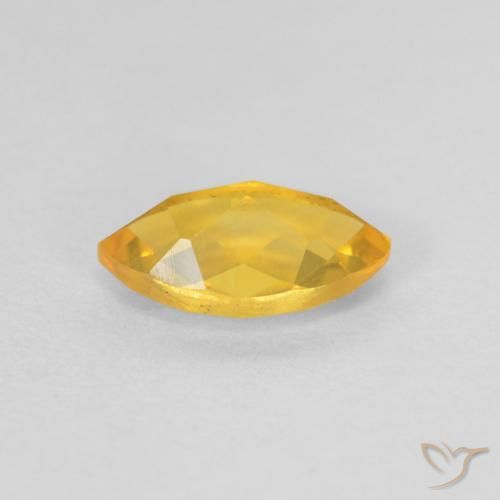 Citrine Gemstone in 8.9 x 5.1 mm Size for Sale, Citrine Stone in Bright Gold Color